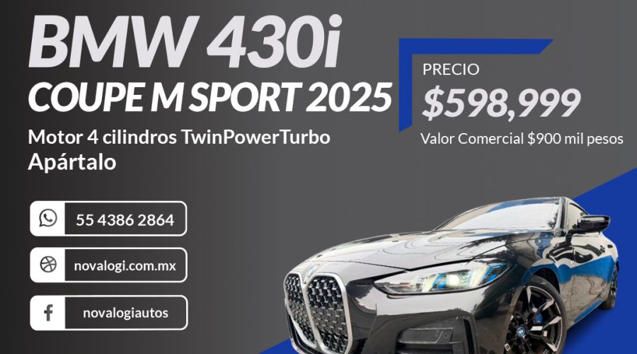 BMW 430i COUPE M SPORT 2025