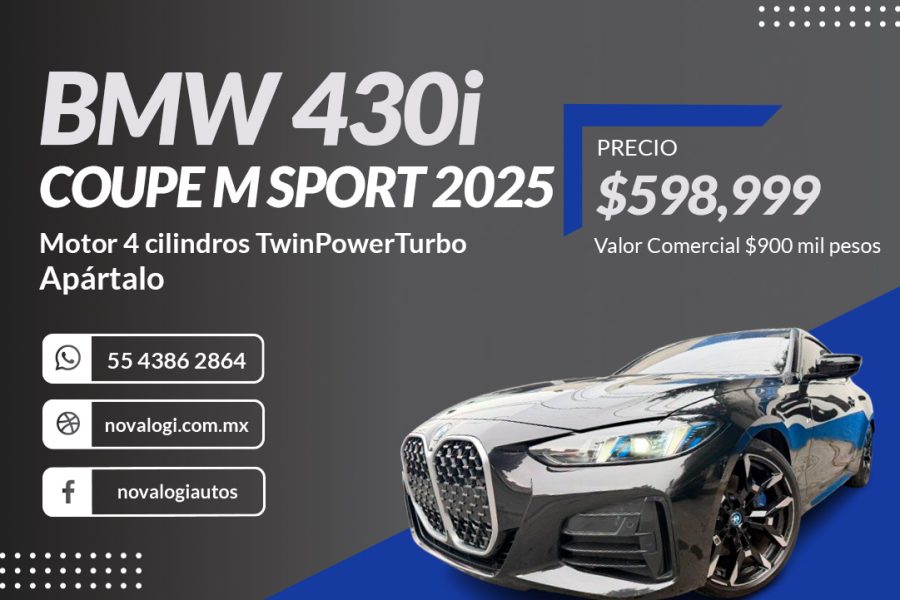BMW 430i COUPE M SPORT 2025