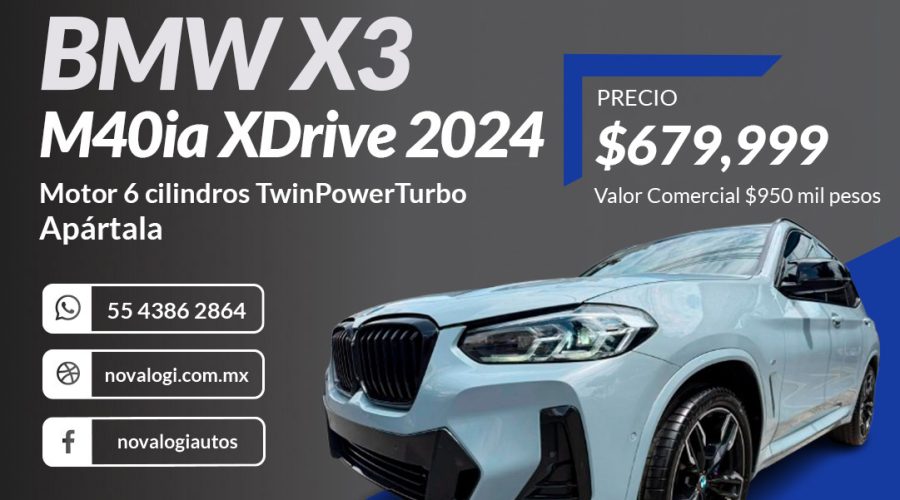 BMW X3 M40ia XDrive 2024