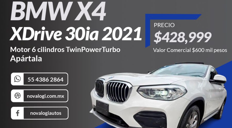 BMW X4 XDrive 30ia 2021