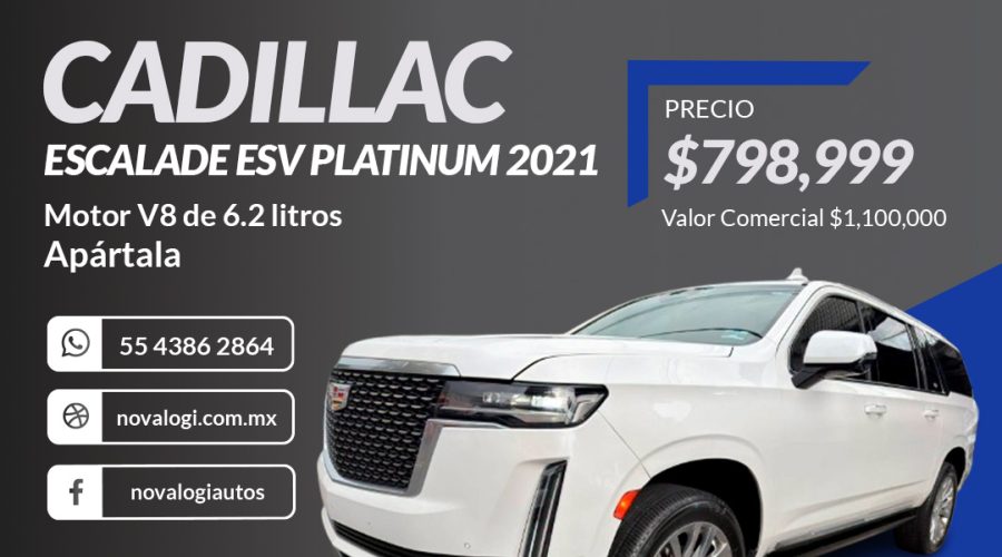 CADILLAC ESCALADE ESV PLATINUM 2021