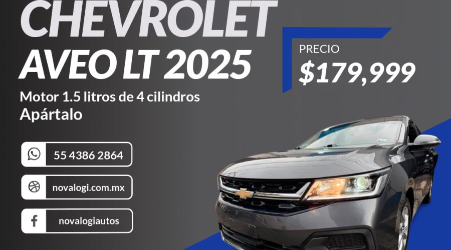 CHEVROLET-AVEO-LT-2025