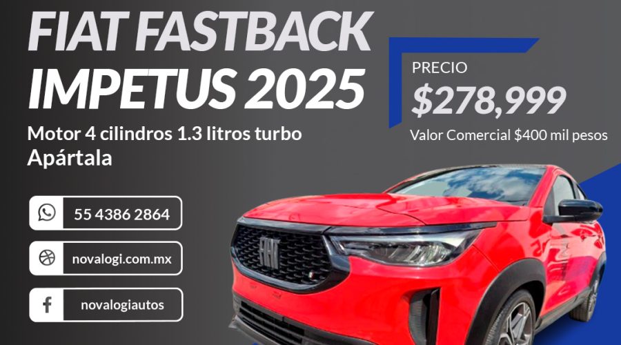 FIAT FASTBACK IMPETUS 2025