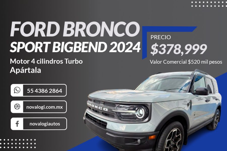 FORD BRONCO SPORT BIGBEND 2024