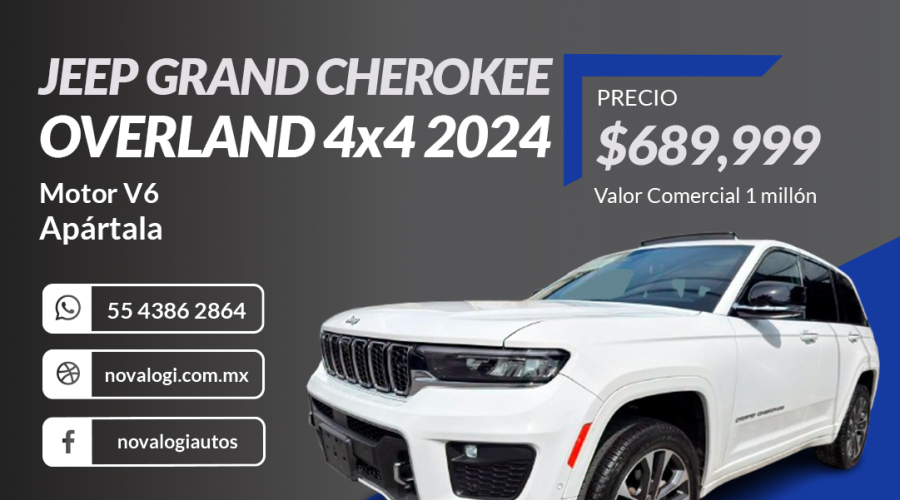 JEEP GRAND CHEROKEE OVERLAND 4x4 2024