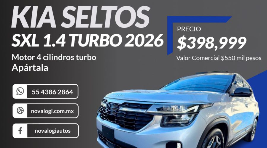 KIA SELTOS SXL 1.4 TURBO 2026