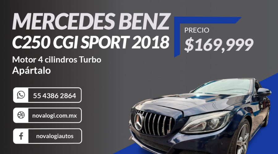 MERCEDES BENZ C250 CGI SPORT 2018