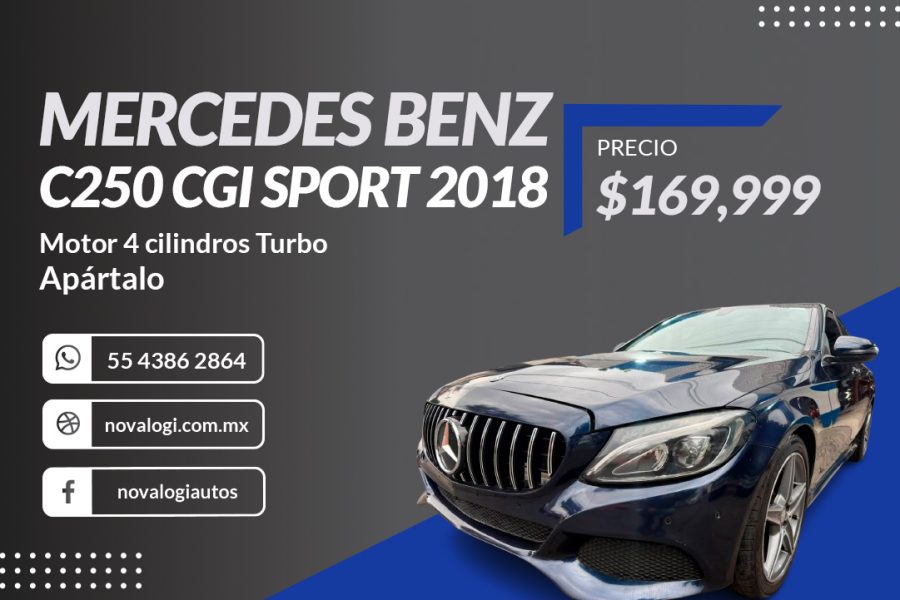 MERCEDES BENZ C250 CGI SPORT 2018