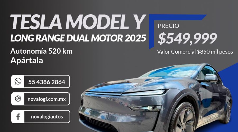 TESLA MODEL Y LONG RANGE DUAL MOTOR 2025