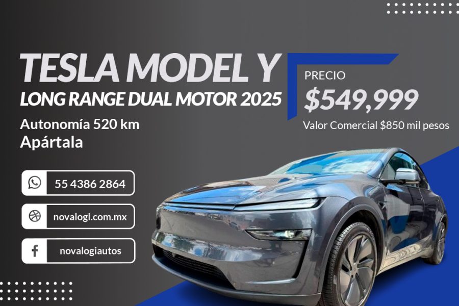 TESLA MODEL Y LONG RANGE DUAL MOTOR 2025