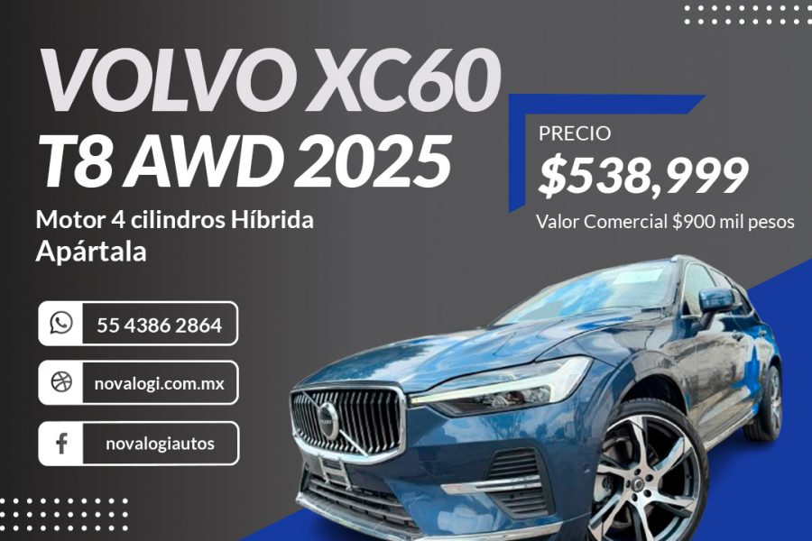 VOLVO XC60 T8 PLUG HYBRID AWD 2025
