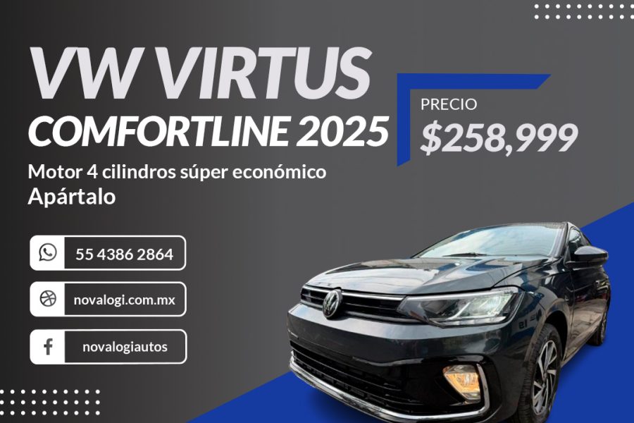 VW VIRTUS COMFORTLINE 2025